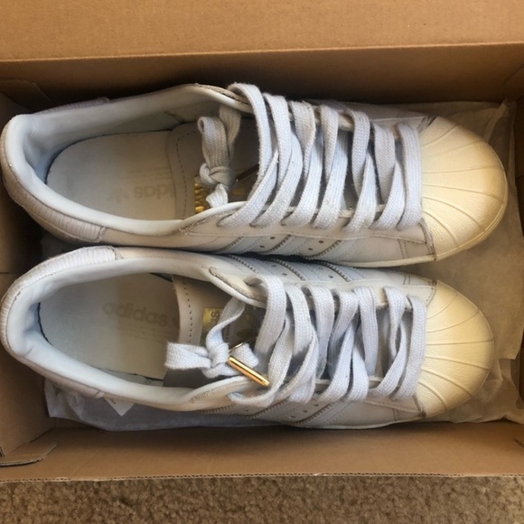 Adidas Superstar Light Blue Womens - Picture 2 of 4